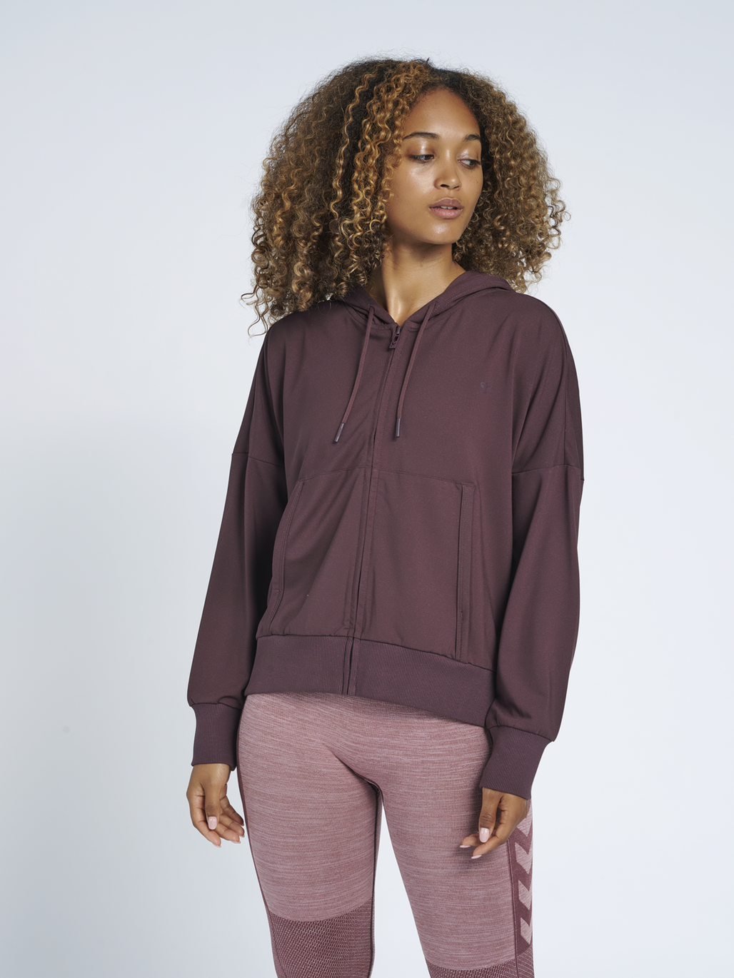 hummel LUISE LOOSE ZIP HOODIE hummel