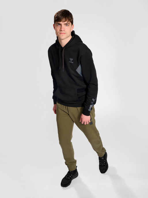 hmlACTIVE CO HOODIE, BLACK, model