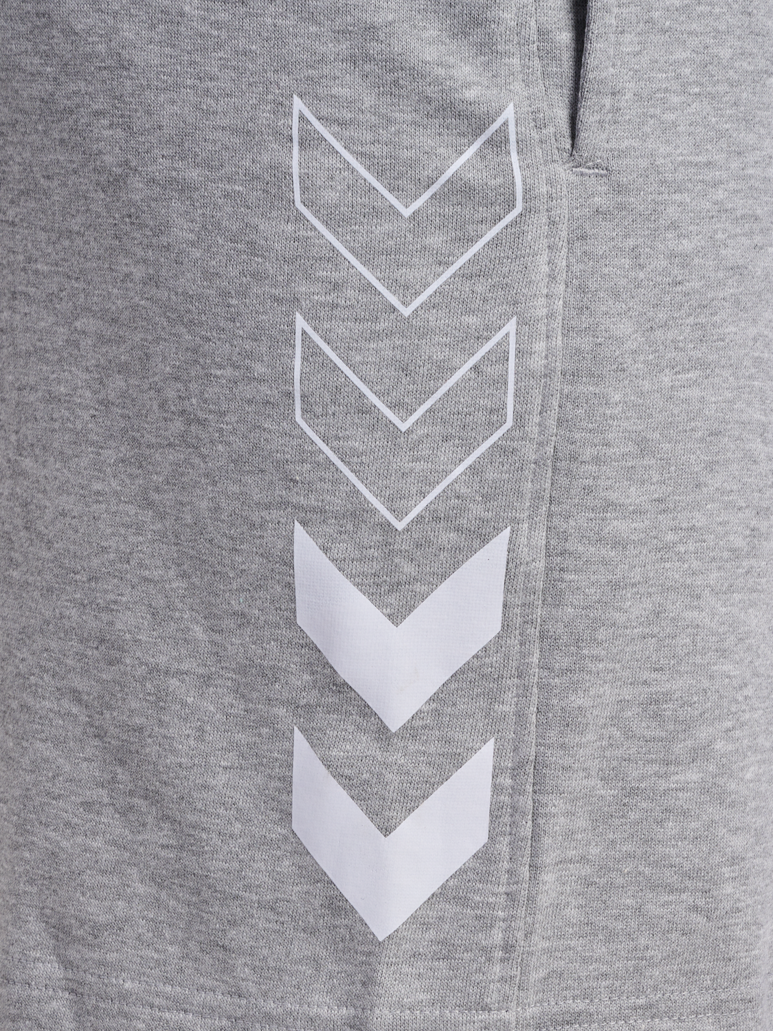 hmlELEMENTAL COTTON SHORTS, GREY MELANGE, packshot