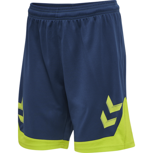 hmlLEAD POLY SHORTS, DARK DENIM, packshot