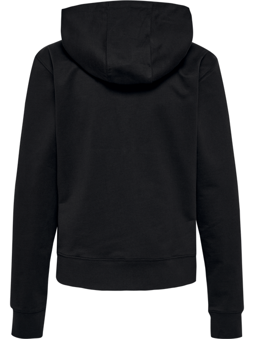 hmlGO 2.0 ZIP HOODIE WOMAN, BLACK, packshot