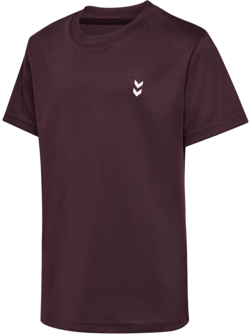 hmlJR PULSE TRAINING T-SHIRT, FUDGE, packshot