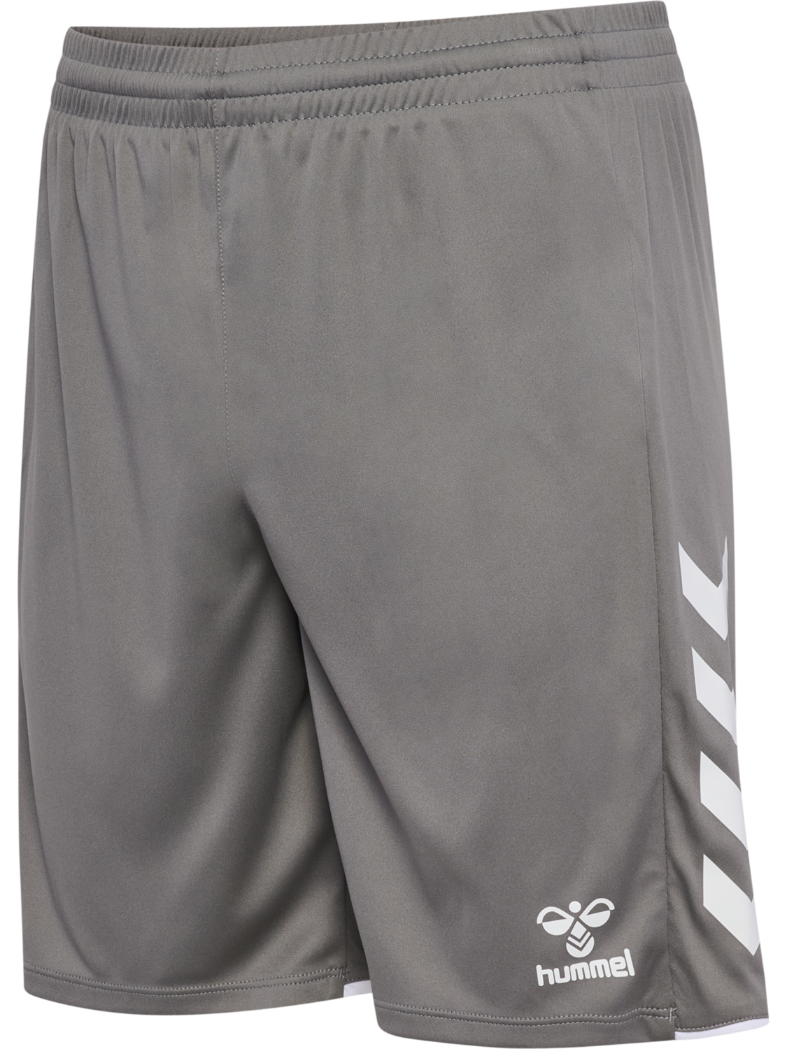 hmlCORE 2.0 SHORTS, STEEL GRAY/WHITE, packshot