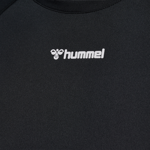 hmlMT KALU SHORT SWEATSHIRT, BLACK hmlMT KALU SHORT SWEATSHIRT, BLACK, packshot