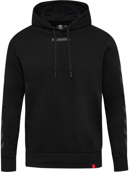 hmlLEGACY HOODIE + SHORTS SET, BLACK, packshot