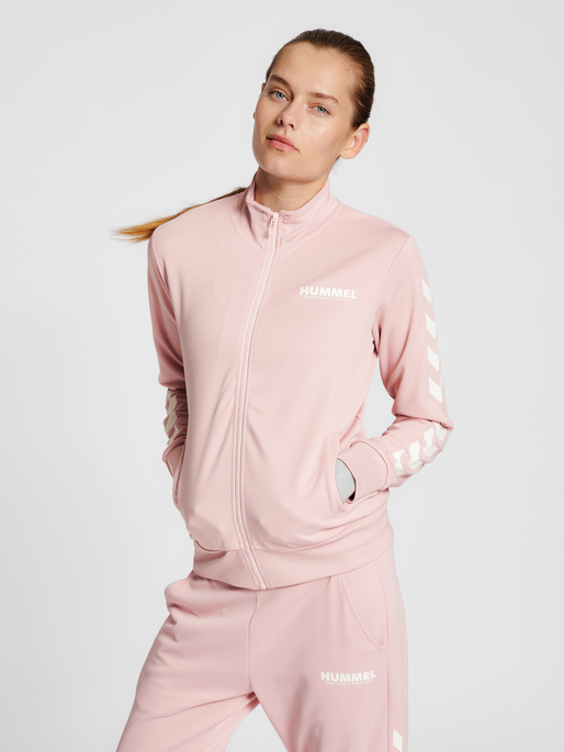 hummel LEGACY ZIP JACKET - CHALK PINK hummel.net