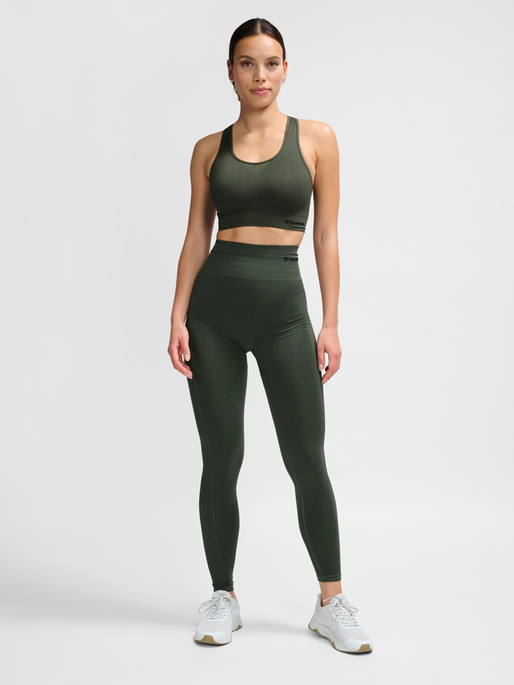 Buy Hummel Hive hmlTIF SEAMLESS HIGH WAIST TIGHTS - Vetiver