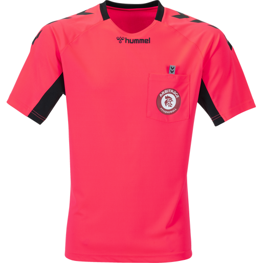 FFHB REFEREE YOUTH JERSEY S/S, DIVA PINK, packshot