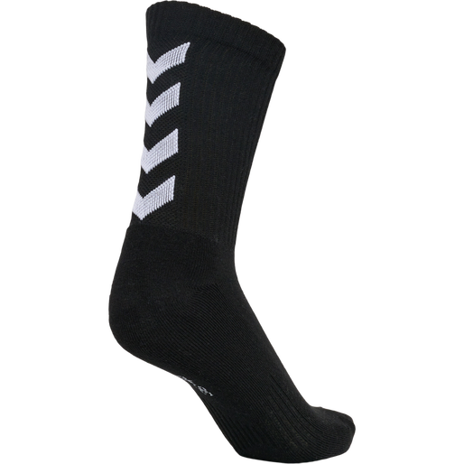 FUNDAMENTAL 3-PACK SOCK, BLACK, packshot