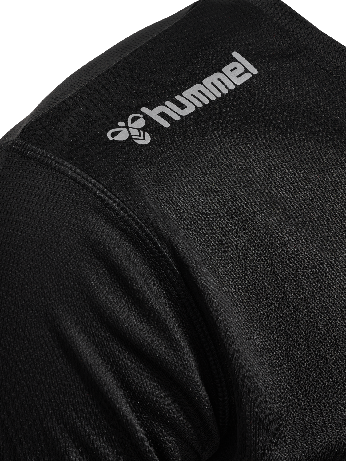 hmlRUN JERSEY S/S, BLACK, packshot