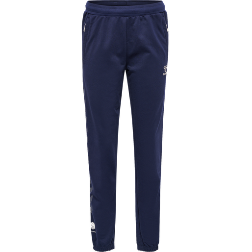 hmlMOVE GRID COTTON PANTS WOMAN, MARINE, packshot
