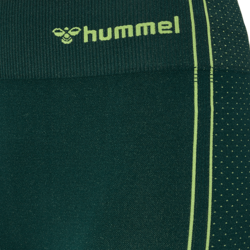 hmlMT ZONE SEAMLESS MW TIGHTS, DEEP TEAL/SULPHUR SPRING hmlMT ZONE SEAMLESS MW TIGHTS, DEEP TEAL/SULPHUR SPRING, packshot