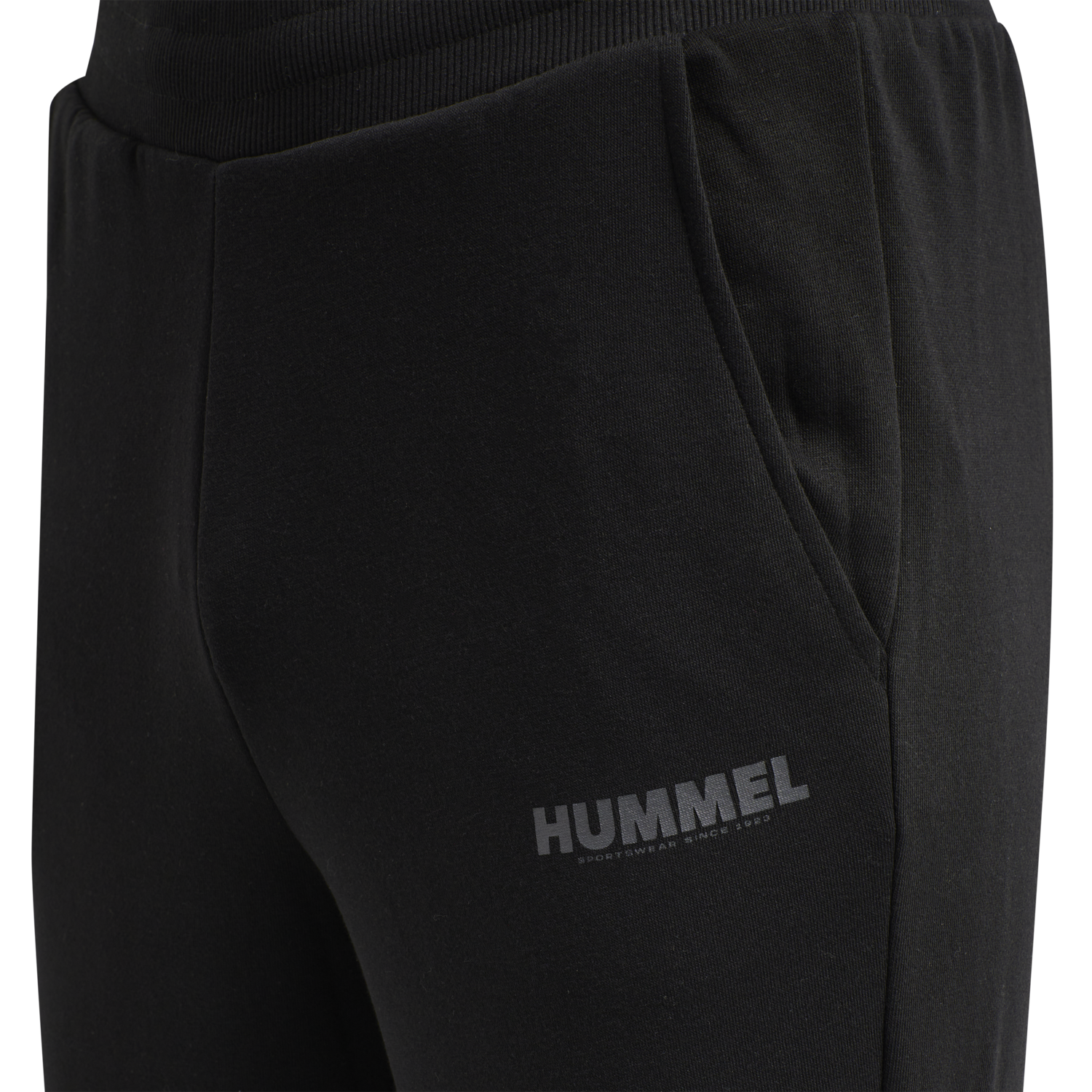 hmlLEGACY TAPERED PANTS, BLACK, packshot