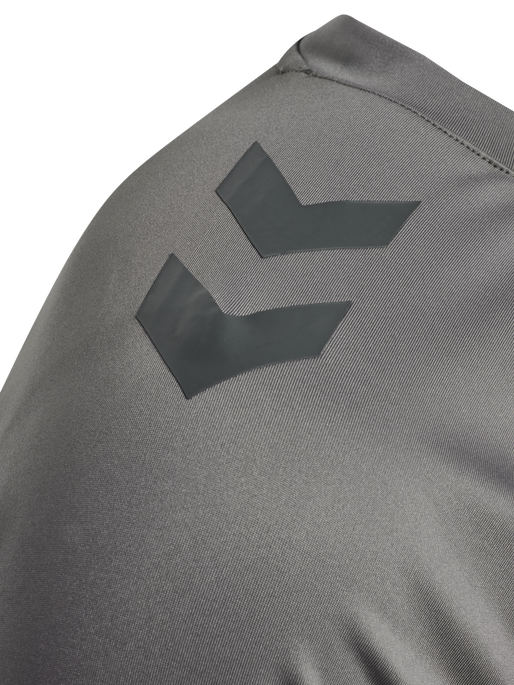 hmlLEAD 2.0 CREW SWEAT, WHITE/STEEL GRAY, packshot