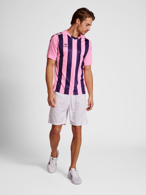 hmlCORE XK STRIPED JERSEY S/S, COTTON CANDY, model