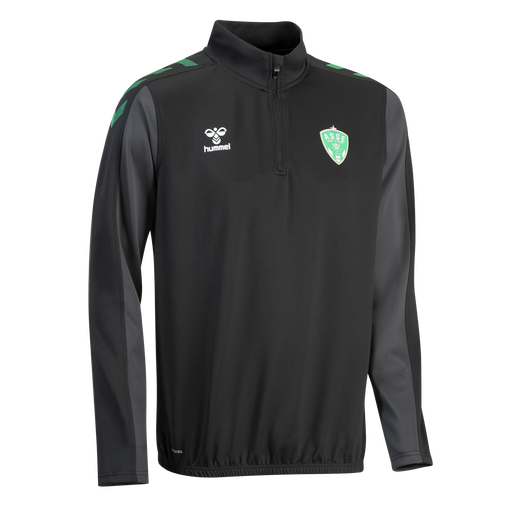 ASSE 22/23 TRAINING HALF ZIP KIDS, BLACK, packshot