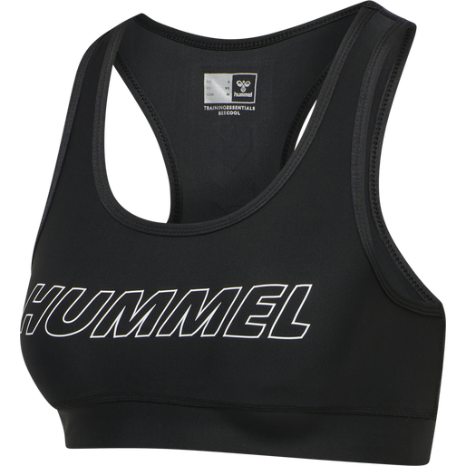 hmlTE TOLA 2-PACK SPORTS BRA, BLACK, packshot