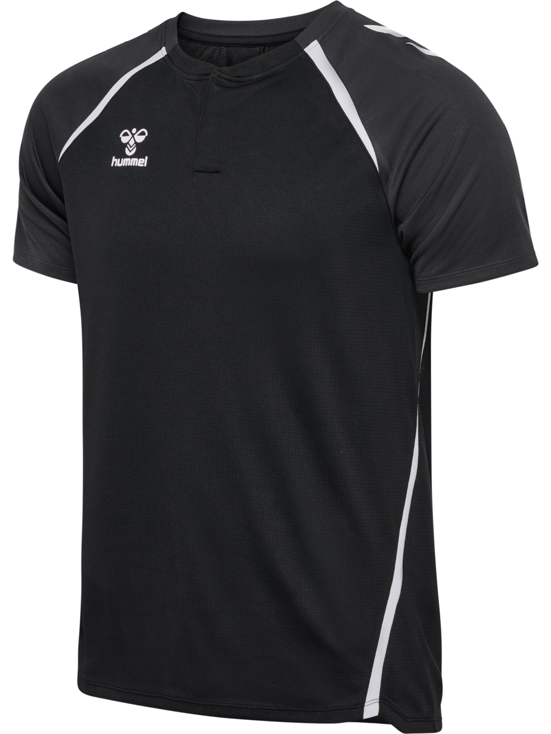 hmlLEAD 2.0 POLO, BLACK/ASPHALT, packshot