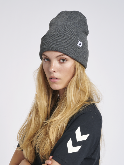 hummel LGC CARL BEANIE - MELANGE GREY