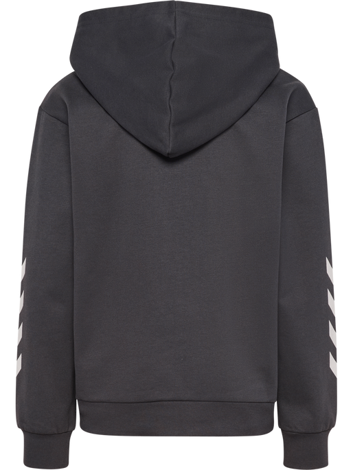 hmlJR LOGO ZIP JACKET, EBONY hmlJR LOGO ZIP JACKET, EBONY, packshot