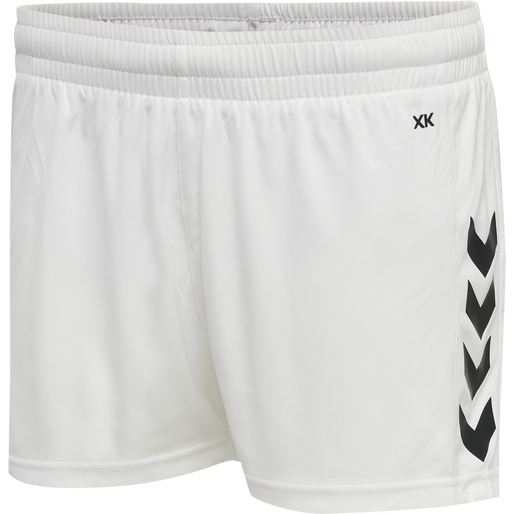 hmlCORE XK POLY SHORTS WOMAN, WHITE hmlCORE XK POLY SHORTS WOMAN, WHITE, packshot