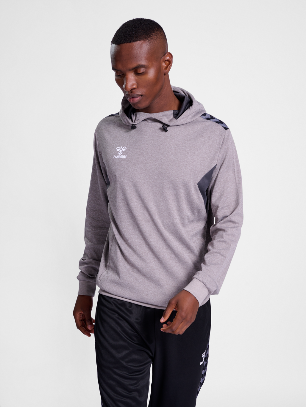 Hummel grey hoodie hotsell