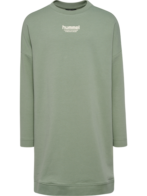 hmlZIPPI DRESS L/S, LILY PAD, packshot
