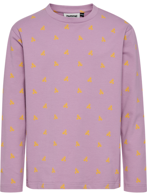 hmlMUSSE T-SHIRT L/S, LAVENDER MIST hmlMUSSE T-SHIRT L/S, LAVENDER MIST, packshot