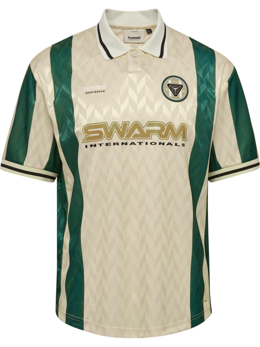 hmlLOOSE SOCCER JERSEY S/S, FOG, packshot