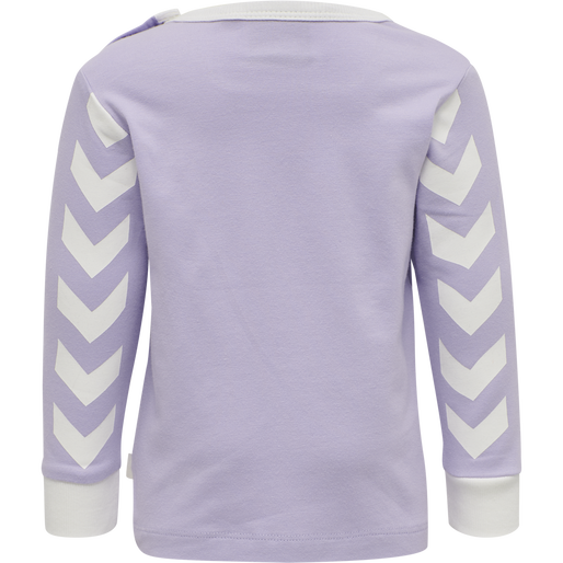 hmlMAUI T-SHIRT L/S, PASTEL LILAC, packshot
