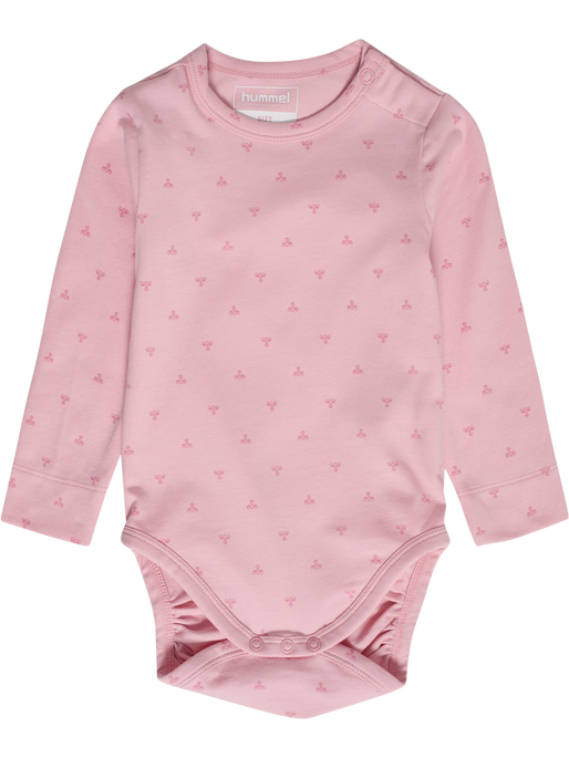 hmlMINI BEE AOP BODY L/S, PINK NECTAR, packshot