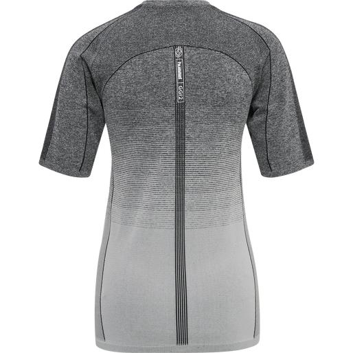 hmlGG12 TRAINING SEAMLESS S/S WOMAN, BLACK MELANGE, packshot