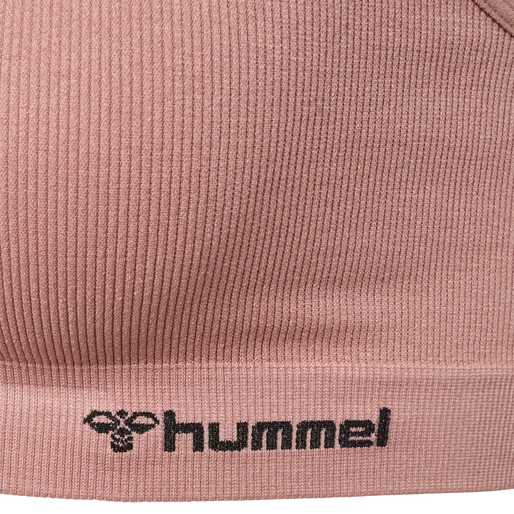 hmlJUNO 2 PACK SEAMLESS BRA, ASH ROSE, packshot