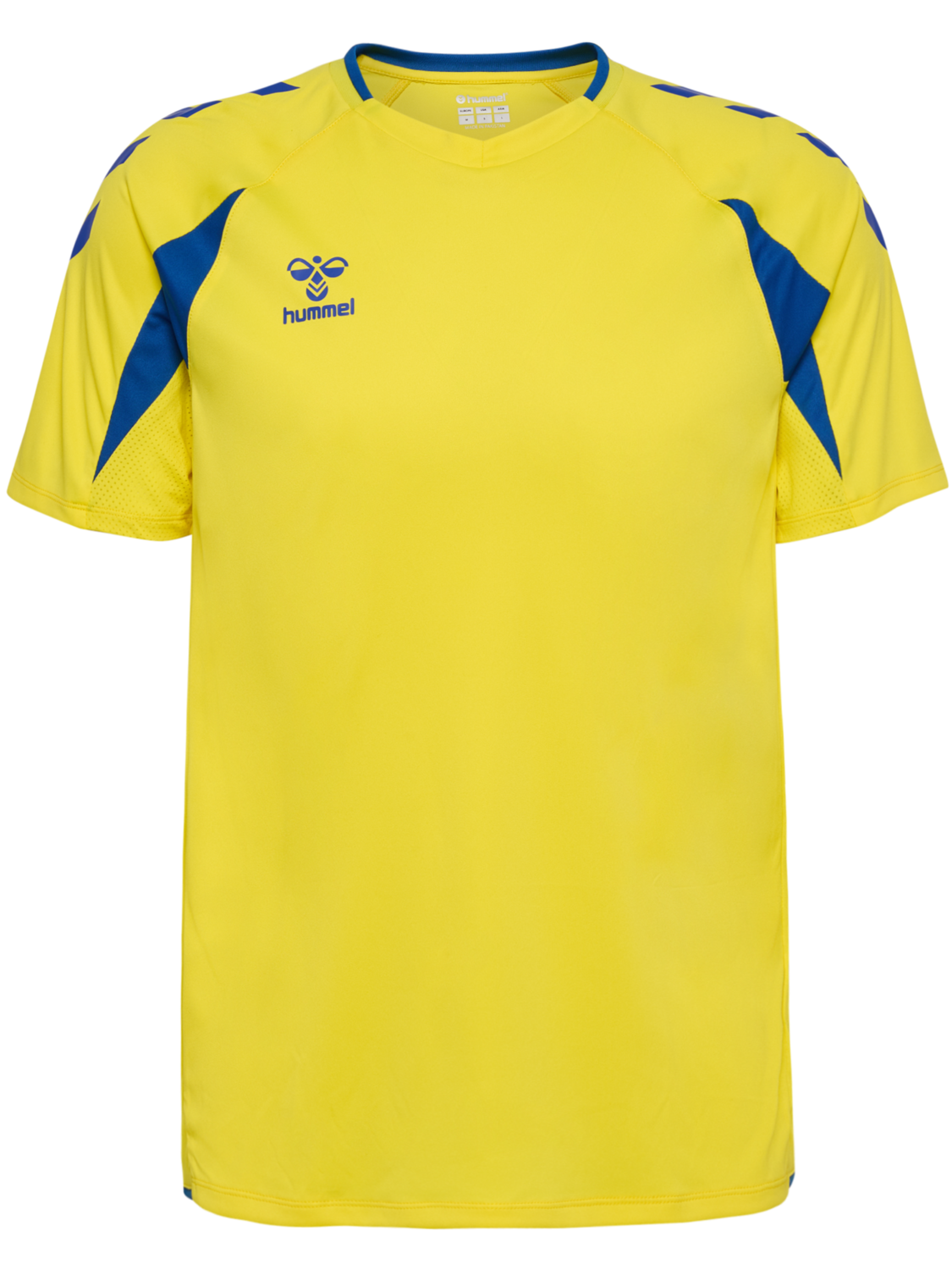 hmlCORE 2.0 JERSEY S/S, BLAZING YELLOW/TRUE BLUE, packshot
