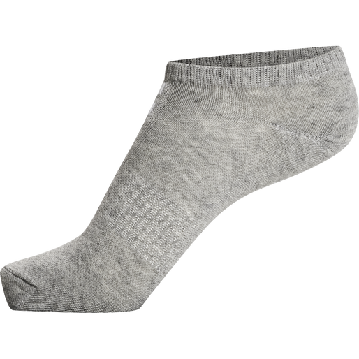 hmlCHEVRON 6-PACK ANKLE SOCKS, BLACK/WHITE/GREY, packshot