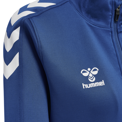 hmlCORE XK POLY ZIP SWEAT WOMAN, TRUE BLUE, packshot