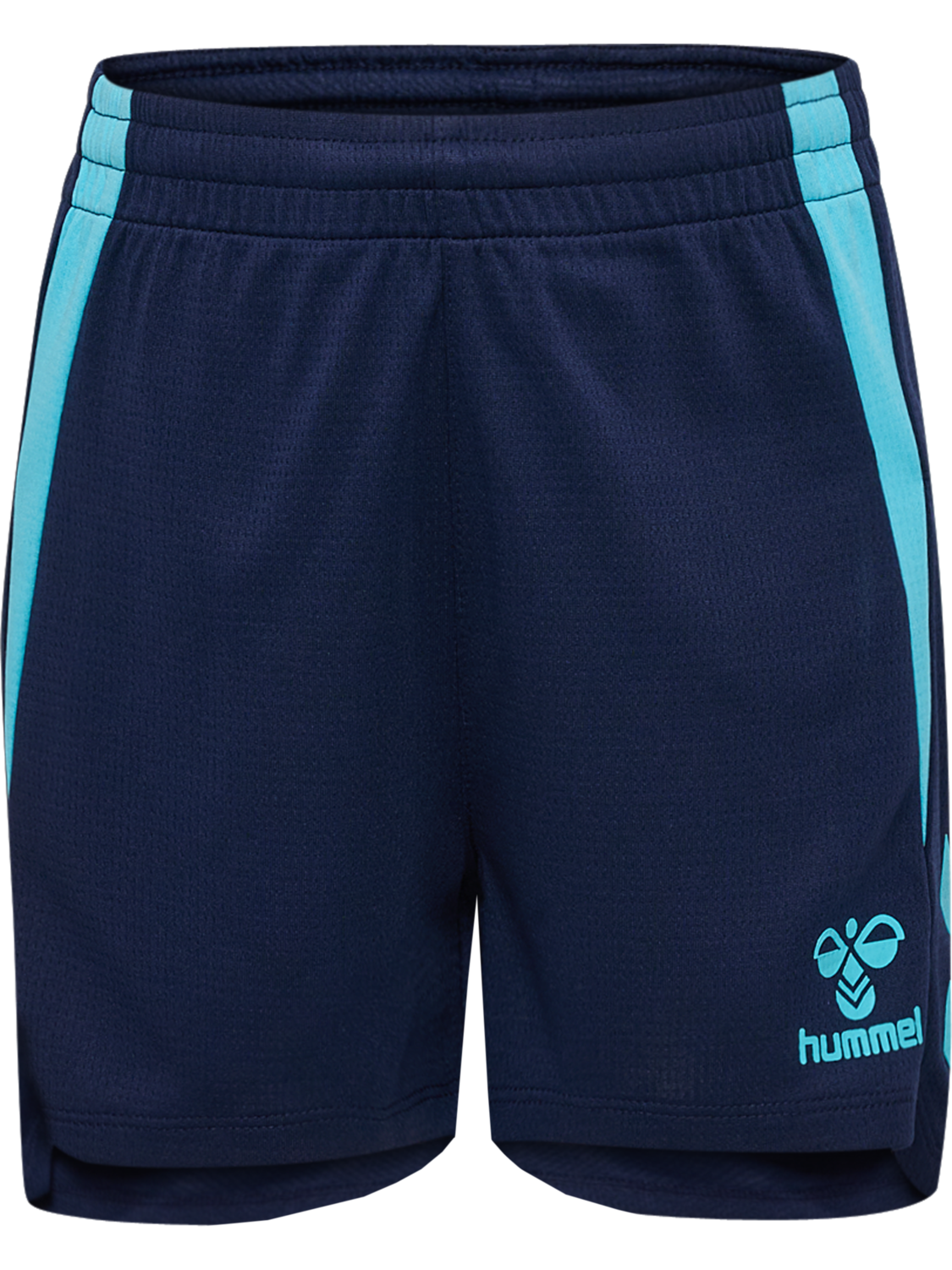 hmlLEAD 2.0 SHORTS KIDS, MARINE/BLUE FISH, packshot