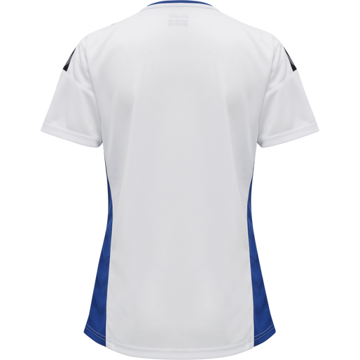 hmlAUTHENTIC POLY JERSEY WOMAN S/S, WHITE/TRUE BLUE, packshot