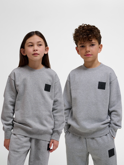 hummel CLEAN SWEATSHIRT - GREY MELANGE | hummel.net