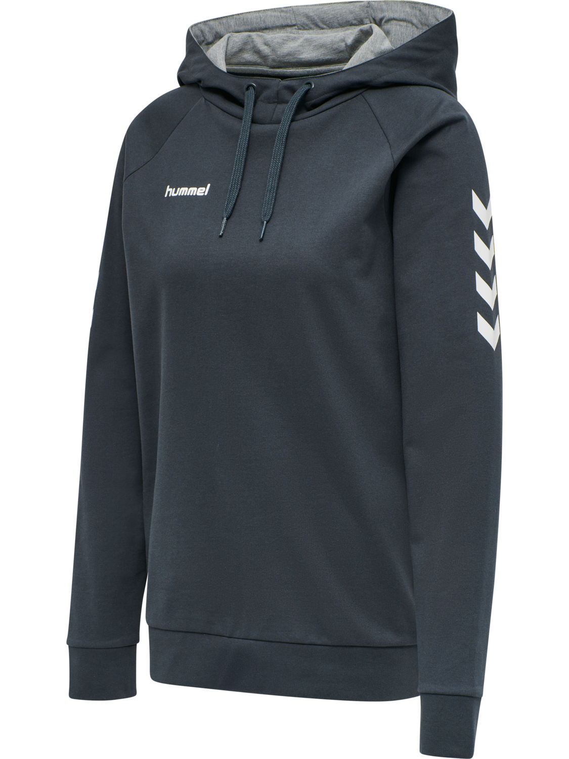 HMLGO COTTON HOODIE WOMAN, INDIA INK, packshot