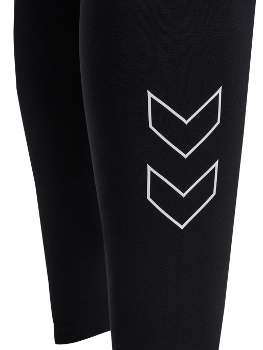 hmlELEMENTAL COTTON HW TIGHTS, BLACK/BLACK, packshot