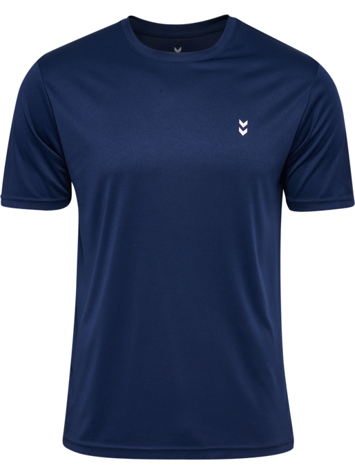 hmlPULSE TRAINING  T-SHIRT S/S, DRESS BLUES, packshot