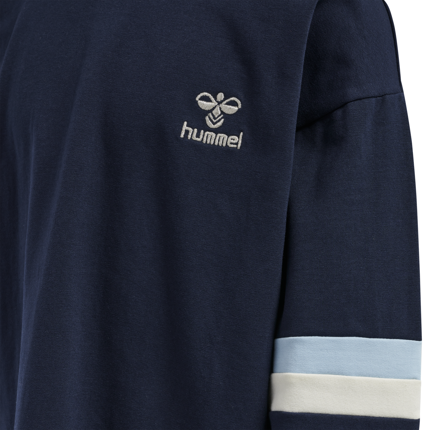 hmlBEVERLY HOODIE DRESS, BLACK IRIS, packshot