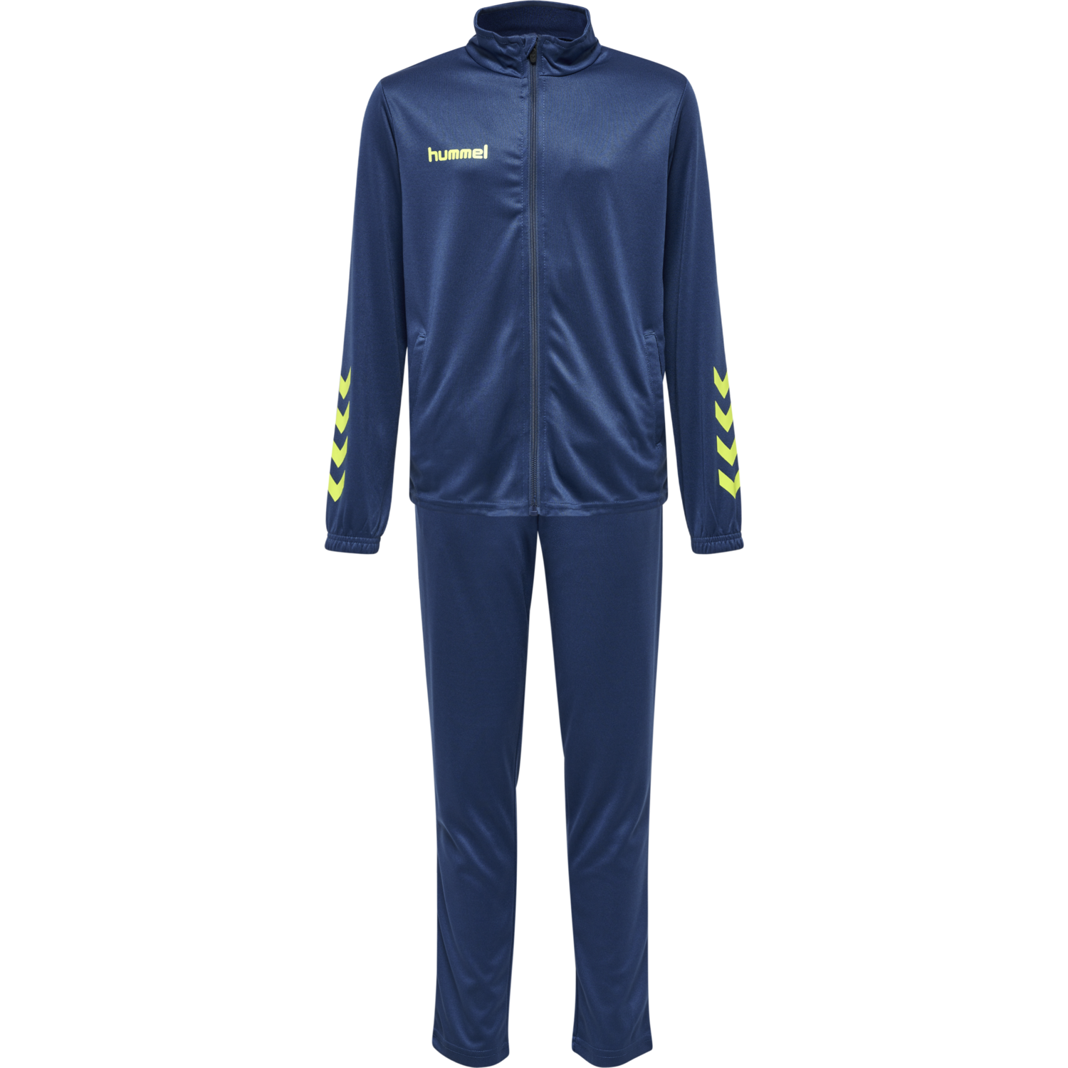 hmlPROMO KIDS POLY SUIT, DARK DENIM, packshot