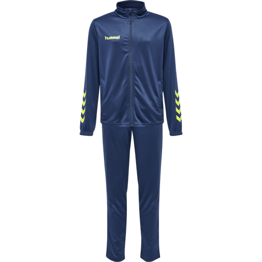 hmlPROMO KIDS POLY SUIT, DARK DENIM, packshot