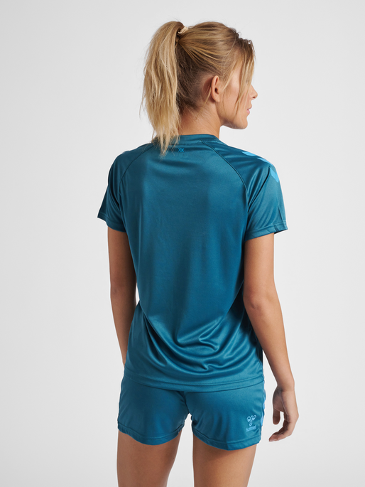 rørledning Tilbagekaldelse Framework hummel CORE XK CORE POLY T-SHIRT S/S WOMAN - BLUE CORAL | hummel.net