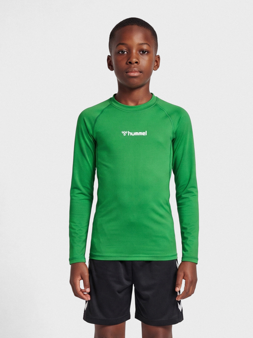 hmlBL PERFORMANCE TEE L/S KIDS, JELLY BEAN, model