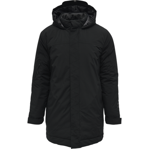 hmlNORTH PARKA JACKET, BLACK/ASPHALT hmlNORTH PARKA JACKET, BLACK/ASPHALT, packshot