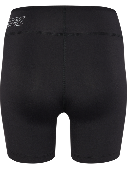 hmlTE FUNDAMENTAL MW TIGHT SHORTS, BLACK/WHITE, packshot