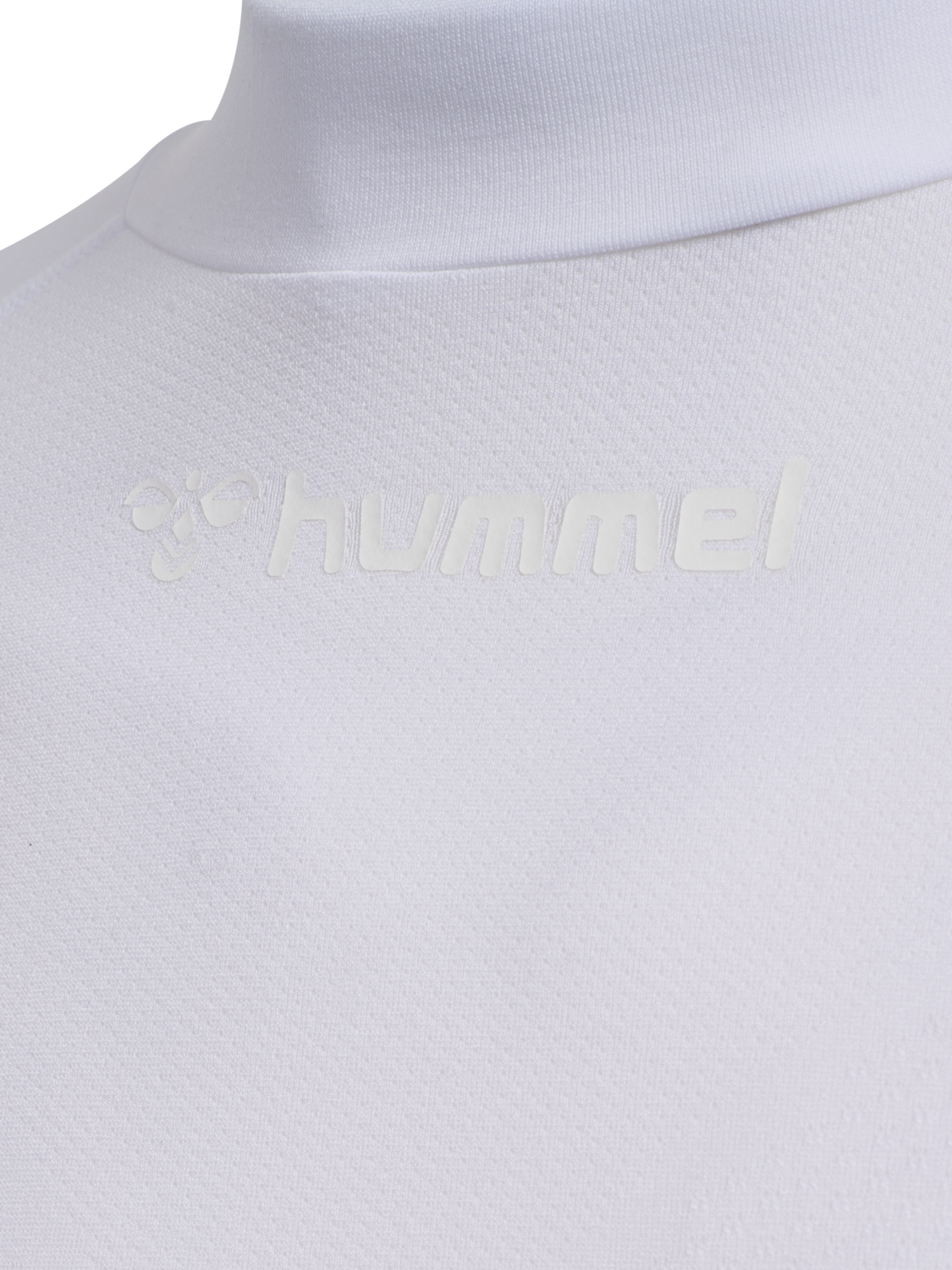 hmlBL COMFORT 2.0 MOCKNECK TEE L/S, WHITE, packshot